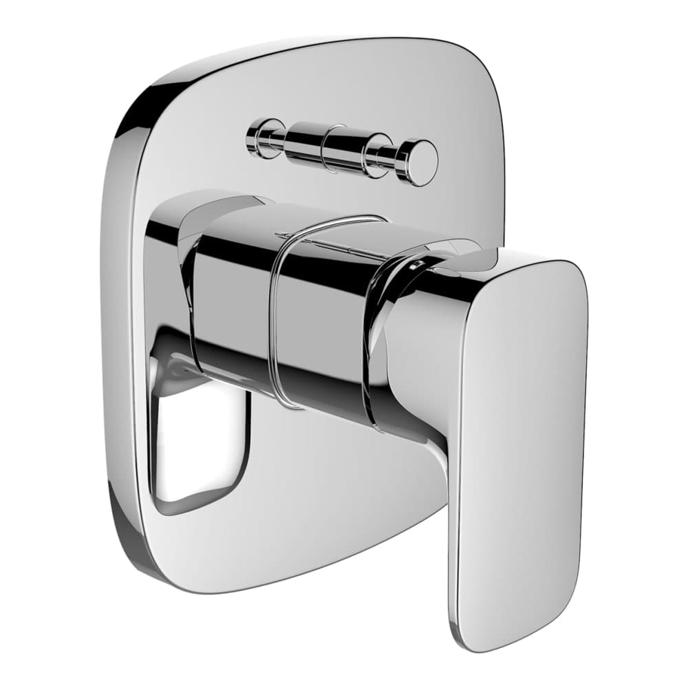 LAUFEN CITYPLUS Fertigmontageset für Unterputz-Einhebel-Bademischer, mit Umsteller für 2 Verbraucher, mit integriertem Rohrunterbrecher #HF905389100000