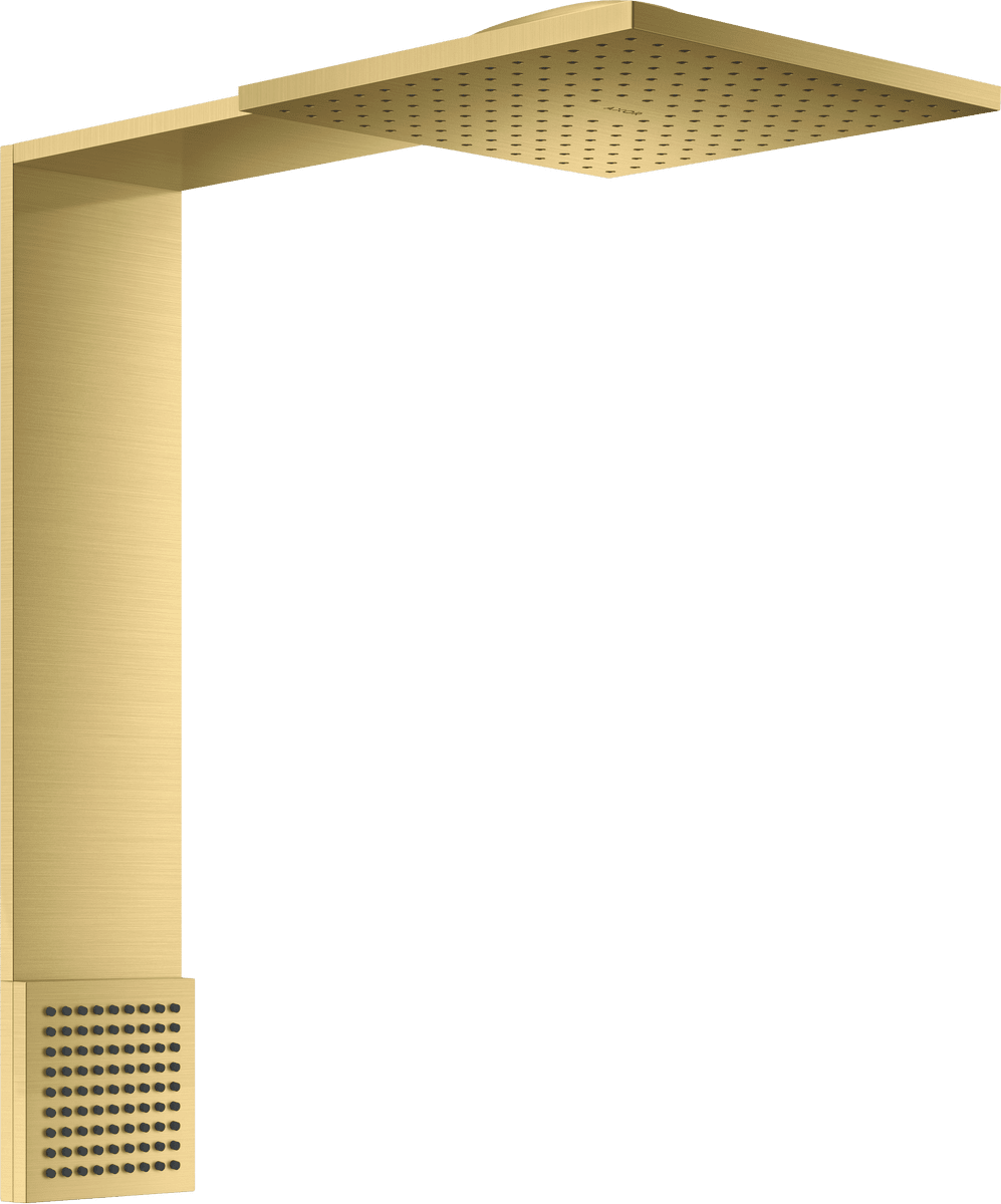 HANSGROHE AXOR ShowerComposition Brausenmodul 250/250 2jet mit Schulterbrause #12594950 - Brushed Brass