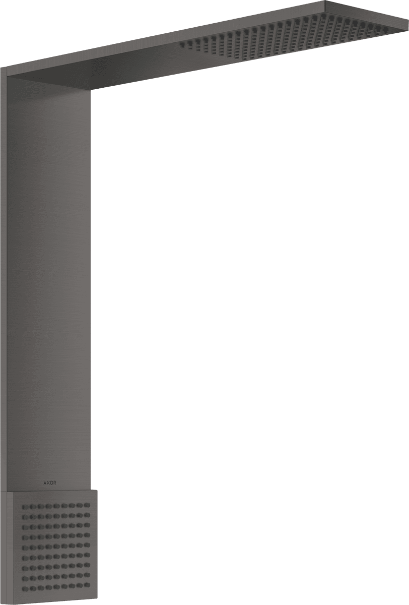 HANSGROHE AXOR ShowerComposition Brausenmodul 110/220 1jet mit Schulterbrause #12593340 - Brushed Black Chrome
