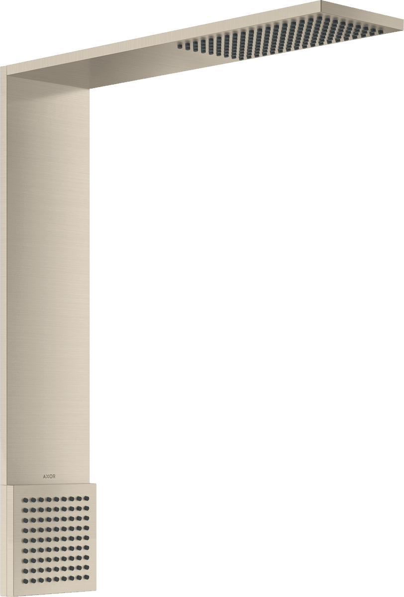 HANSGROHE AXOR ShowerComposition Brausenmodul 110/220 1jet mit Schulterbrause #12593820 - Brushed Nickel