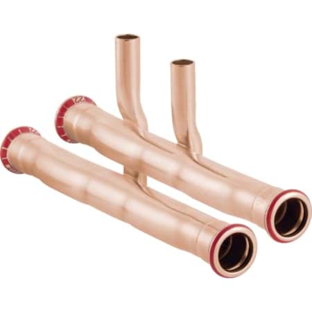 Picture of GEBERIT Mapress Copper set of connector T-pieces for inlet and return flow #24006