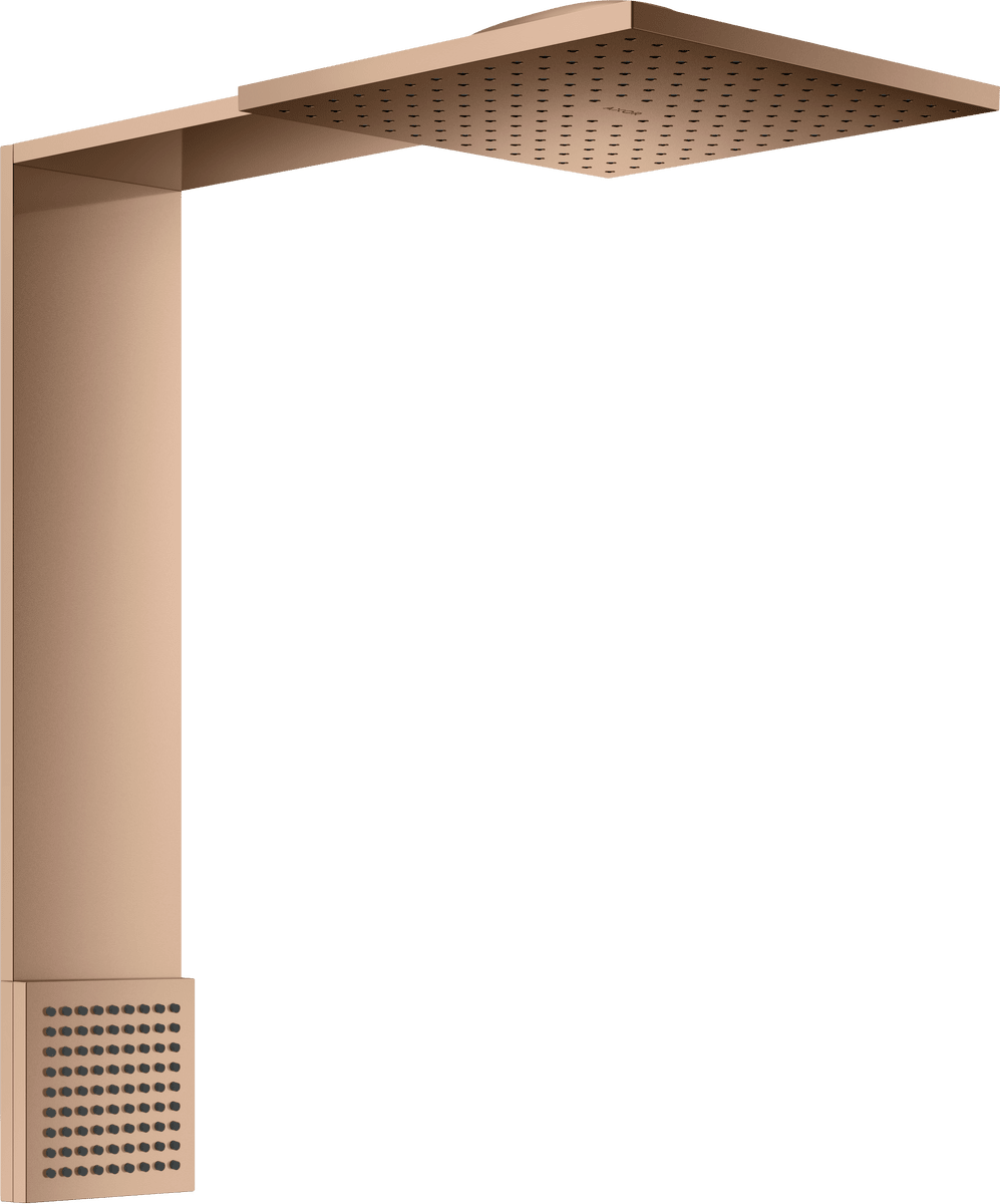 HANSGROHE AXOR ShowerComposition Brausenmodul 250/250 2jet mit Schulterbrause #12594300 - Polished Red Gold