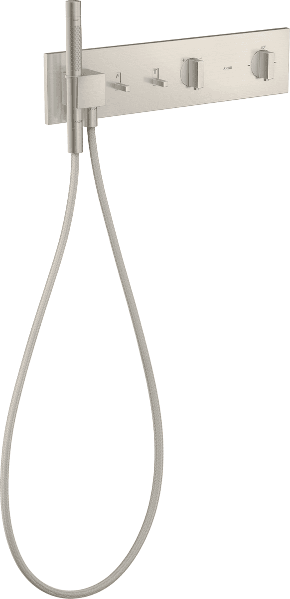 HANSGROHE AXOR ShowerComposition Thermostatmodul 470/110 Unterputz für 2 Verbraucher #12571800 - Edelstahl