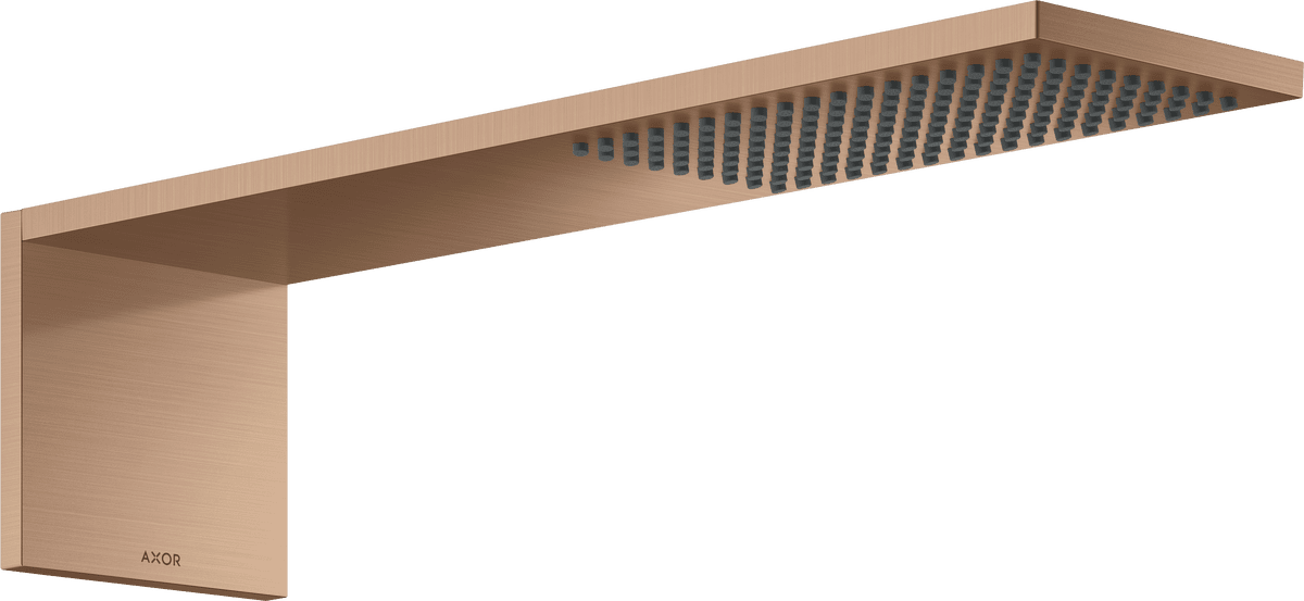 HANSGROHE AXOR ShowerComposition Kopfbrausemodul 110/220 1jet #12592310 - Brushed Red Gold