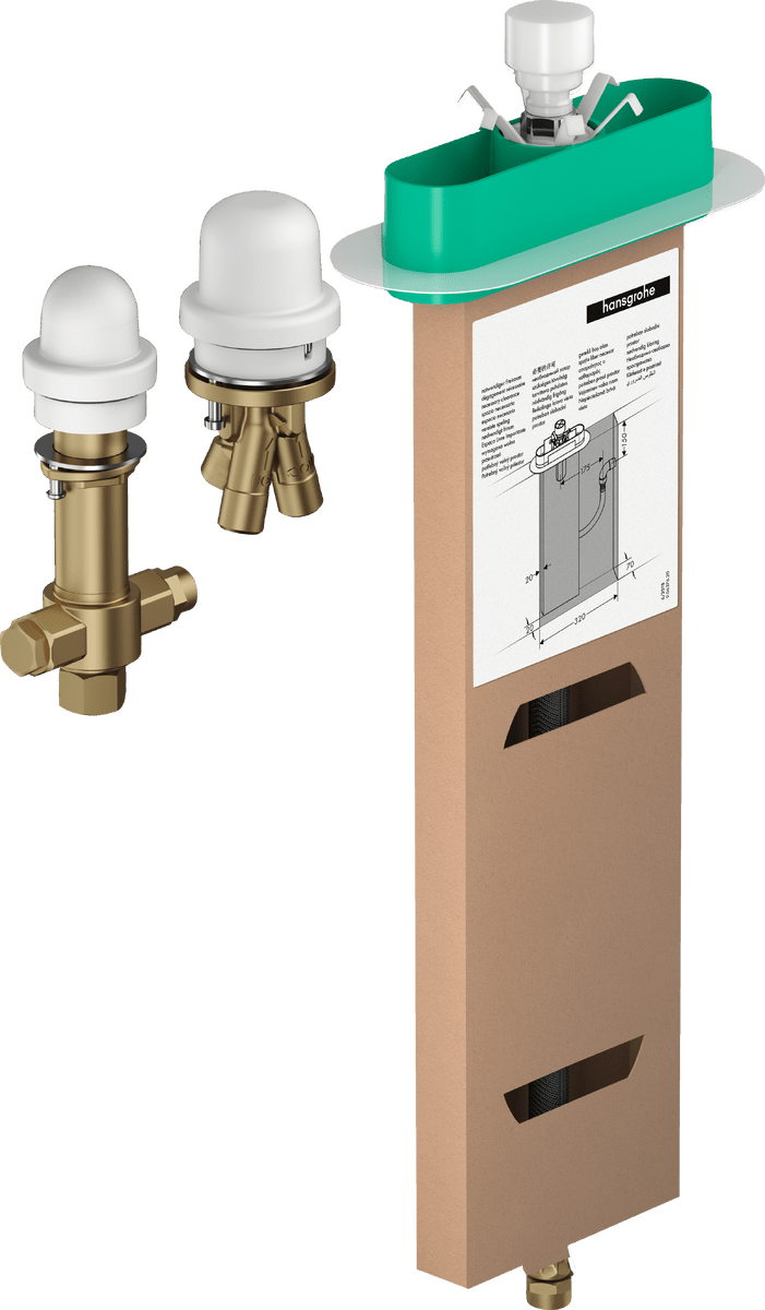 HANSGROHE Grundkörper für 3-Loch Einhebel-Wannenrandmischer #13481180