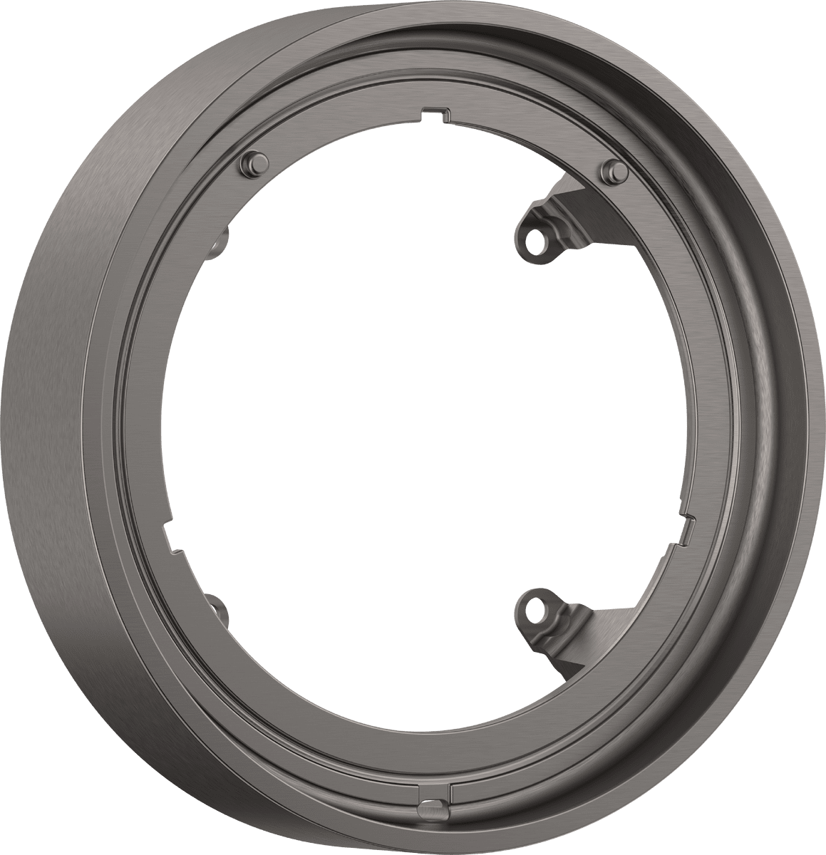 HANSGROHE Verlängerungsrosette S 22 mm #13624340 - Brushed Black Chrome