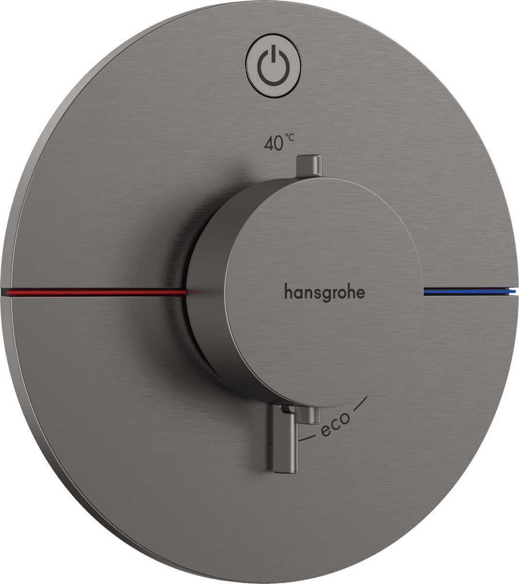 εικόνα του HANSGROHE ShowerSelect Comfort S Thermostat for concealed installation for 1 function #15553340 - Brushed Black Chrome