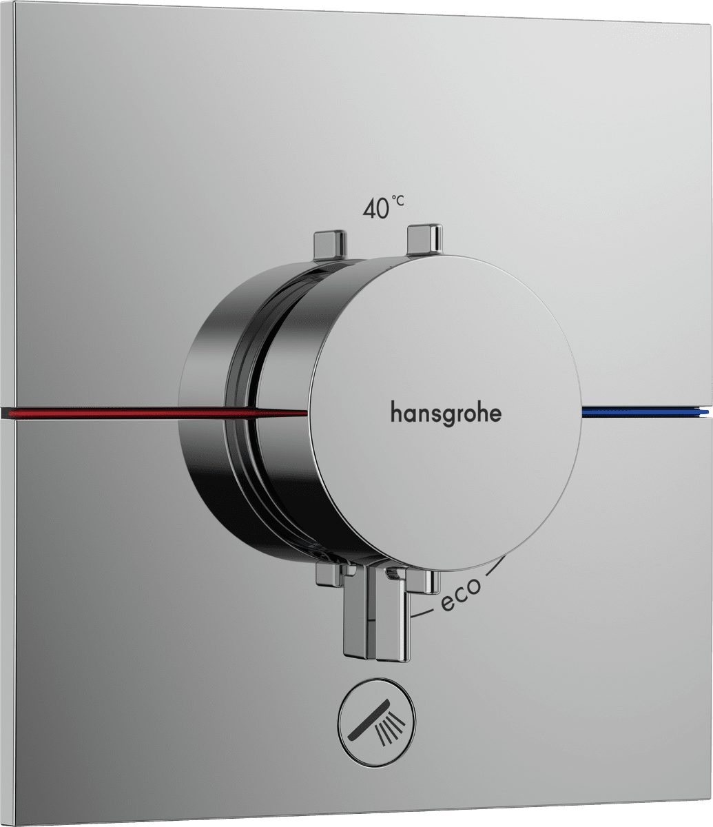 HANSGROHE ShowerSelect Comfort E Thermostat Unterputz für 1 Verbraucher und einen zusätzlichen Abgang #15575000 - Chrom