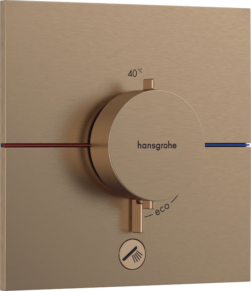 HANSGROHE ShowerSelect Comfort E Thermostat Unterputz für 1 Verbraucher und einen zusätzlichen Abgang #15575140 - Brushed Bronze