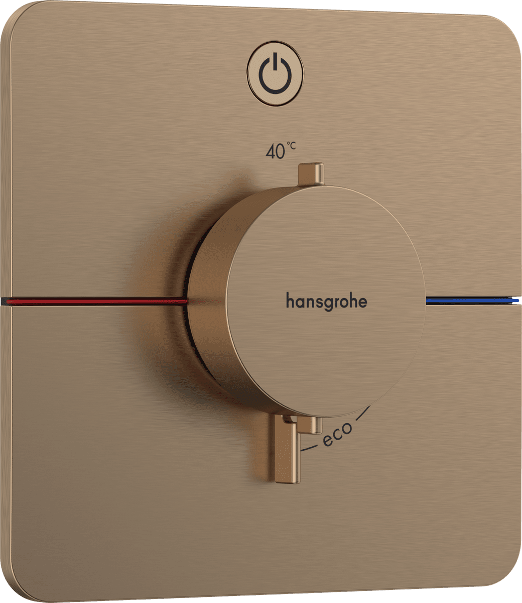 HANSGROHE ShowerSelect Comfort Q Thermostat Unterputz für 1 Verbraucher #15581140 - Brushed Bronze