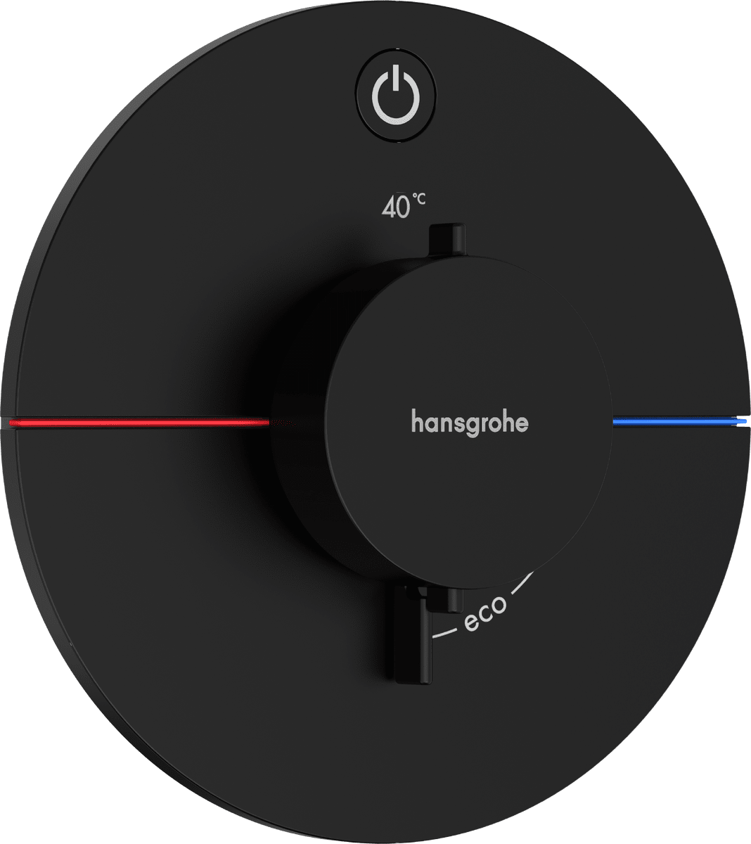 Зображення з  HANSGROHE ShowerSelect Comfort S Thermostat for concealed installation for 1 function #15553670 - Matt Black