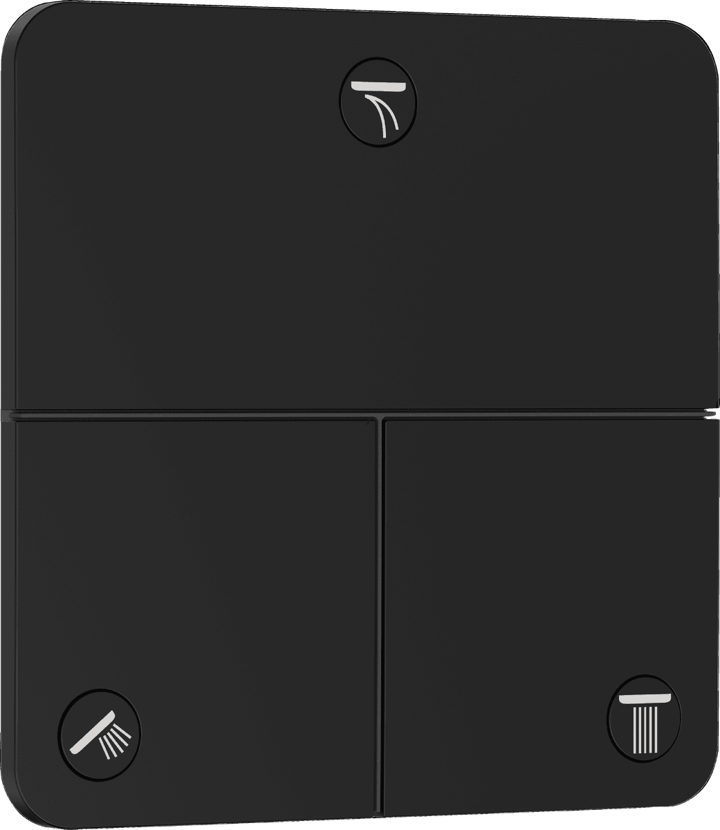 Obrázek HANSGROHE ShowerSelect Comfort Q Ventil pod omítku pro 3 spotřebiče #15587670 - matná černá