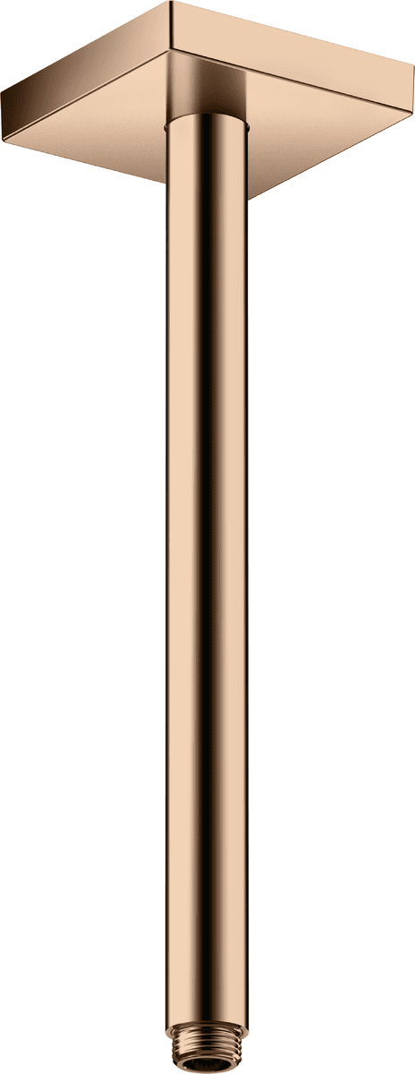 HANSGROHE AXOR ShowerSolutions Deckenanschluss 300 mm eckig #26438300 - Polished Red Gold