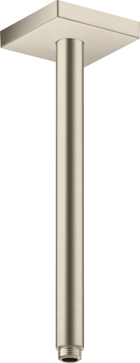 HANSGROHE AXOR ShowerSolutions Deckenanschluss 300 mm eckig #26438820 - Brushed Nickel