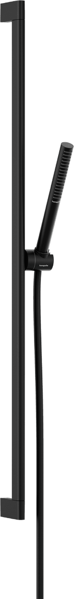 HANSGROHE Pulsify S Brauseset 100 1jet EcoSmart mit Brausestange 90 cm #24382670 - Mattschwarz