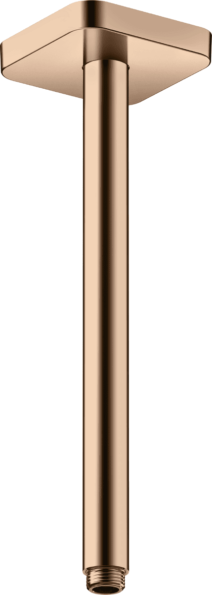 HANSGROHE AXOR ShowerSolutions Deckenanschluss 300 mm softsquare #26966300 - Polished Red Gold