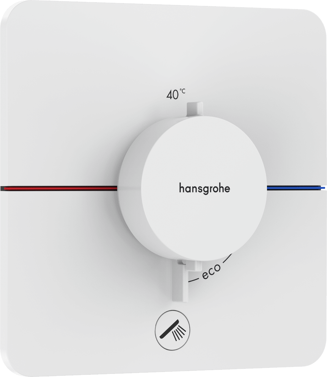 HANSGROHE ShowerSelect Comfort Q Thermostat Unterputz für 1 Verbraucher und einen zusätzlichen Abgang #15589700 - Mattweiß