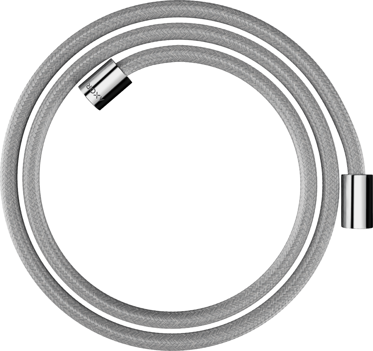 HANSGROHE AXOR ShowerSolutions Textilbrauseschlauch 1,60 m mit zylindrischen Muttern #28261000 - Chrom