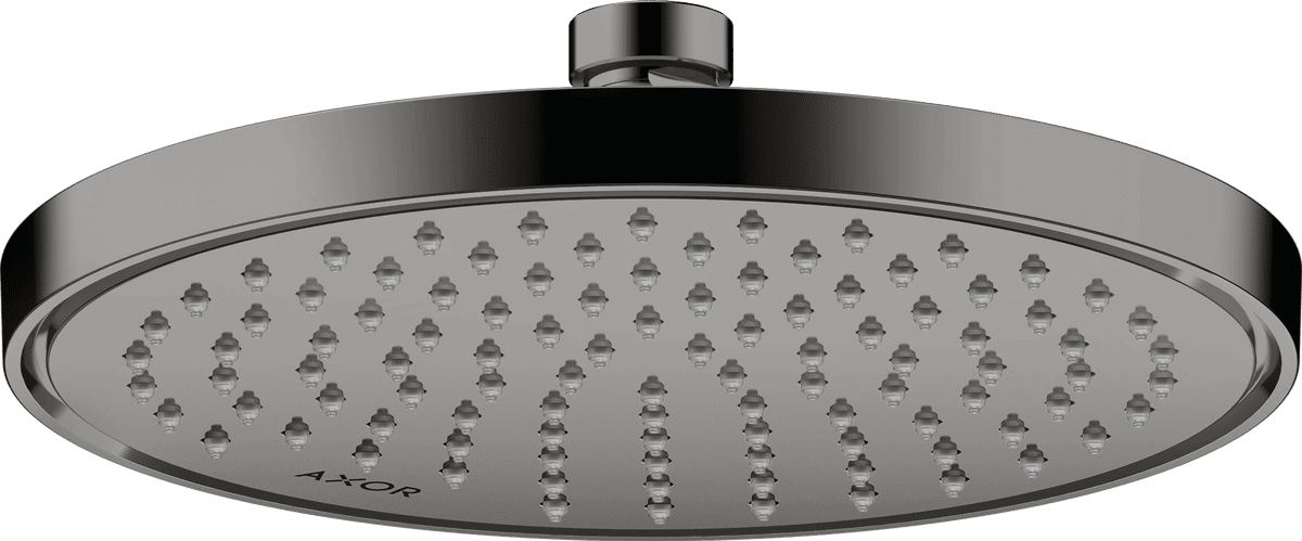 HANSGROHE AXOR ShowerSolutions Kopfbrause 220 1jet EcoSmart+ #35388330 - Polished Black Chrome