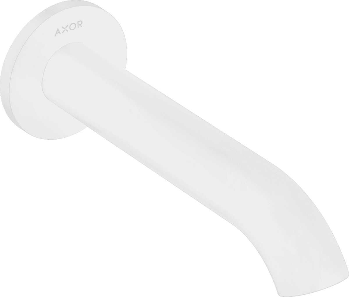 HANSGROHE AXOR Uno Wanneneinlauf gebogen #38411700 - Mattweiß
