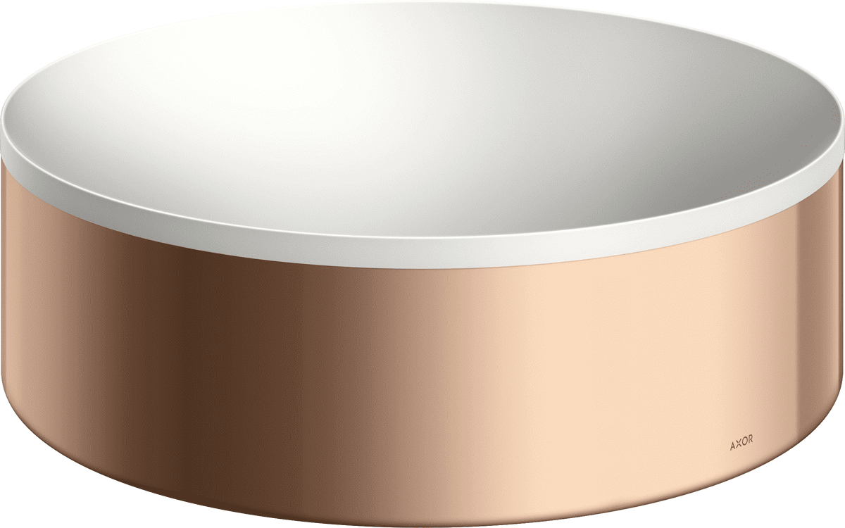 HANSGROHE AXOR Suite Aufsatzwaschtisch 300 ohne Hahnloch und Überlauf #42000300 - Polished Red Gold