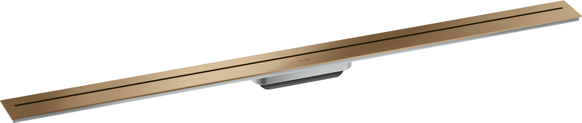 HANSGROHE AXOR Drain Fertigset Duschrinne 1200 zur Wandmontage #42529140 - Brushed Bronze
