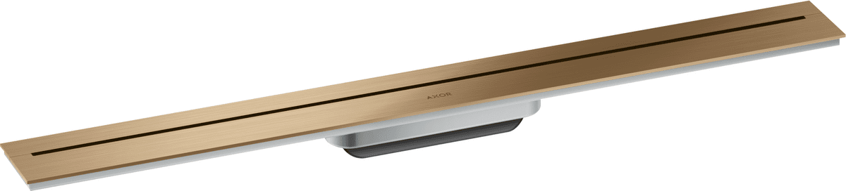 HANSGROHE AXOR Drain Fertigset Duschrinne 800 zur Wandmontage #42526140 - Brushed Bronze