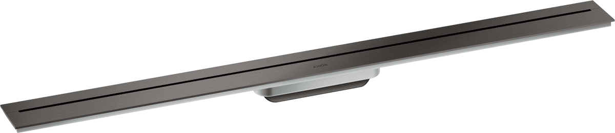 HANSGROHE AXOR Drain Fertigset Duschrinne 1000 zur Wandmontage #42528340 - Brushed Black Chrome