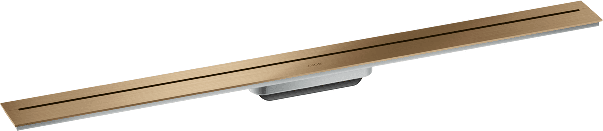 HANSGROHE AXOR Drain Fertigset Duschrinne 1000 zur Wandmontage #42528140 - Brushed Bronze
