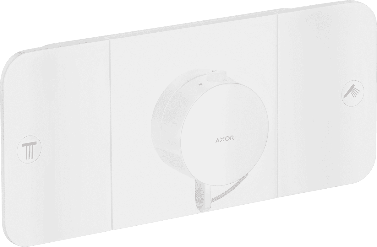 HANSGROHE AXOR One Thermostatmodul Unterputz für 2 Verbraucher #45712700 - Mattweiß