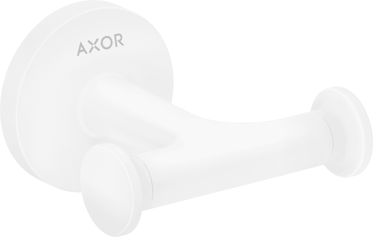 HANSGROHE AXOR Universal Circular Handtuchhaken doppelt #42812700 - Mattweiß