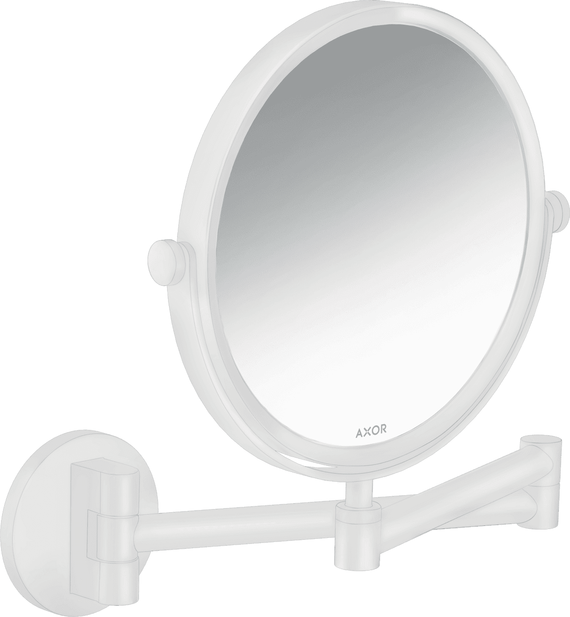 HANSGROHE AXOR Universal Circular Rasierspiegel #42849700 - Mattweiß
