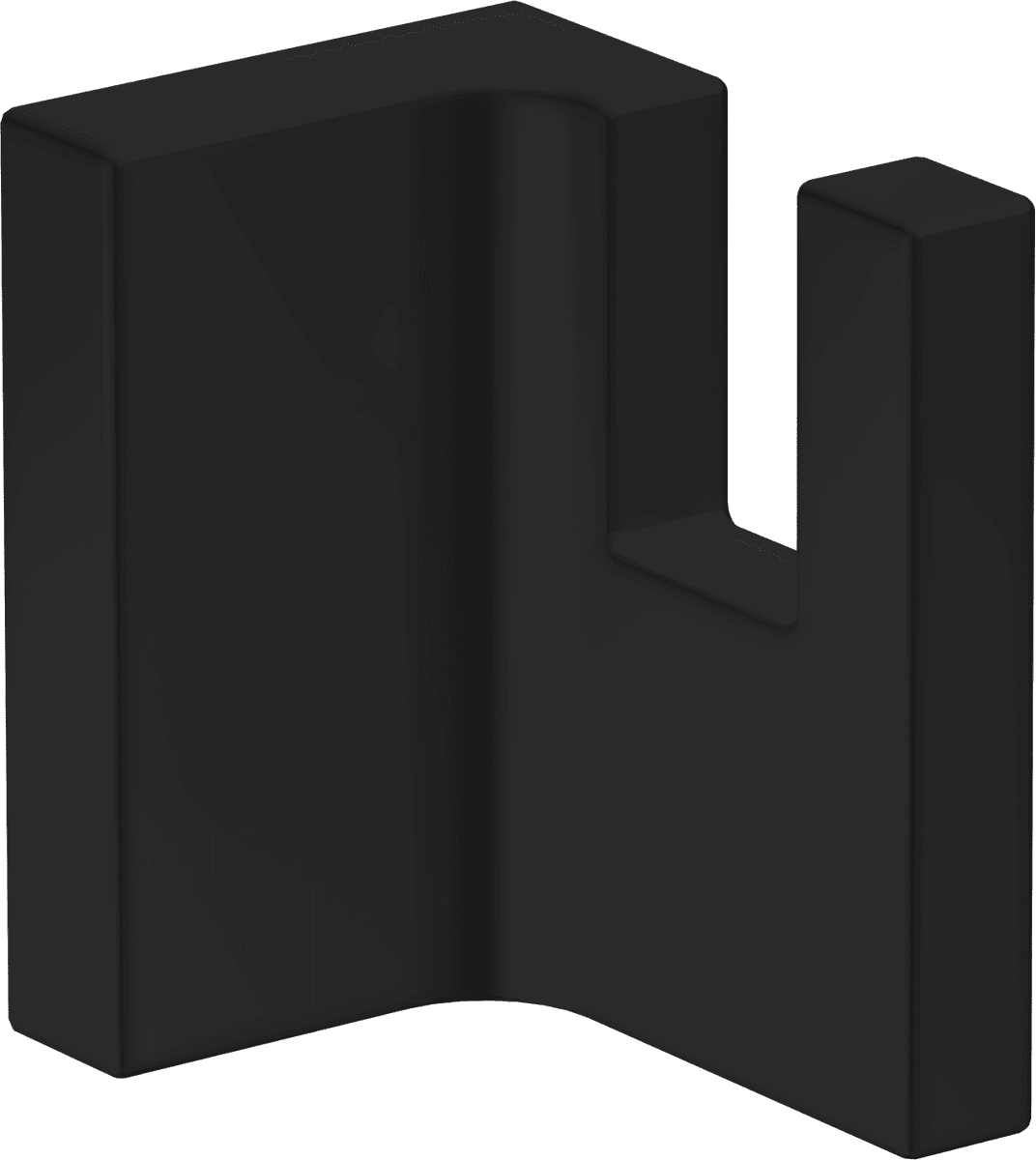 HANSGROHE AXOR Universal Rectangular Handtuchhaken #42611670 - Mattschwarz