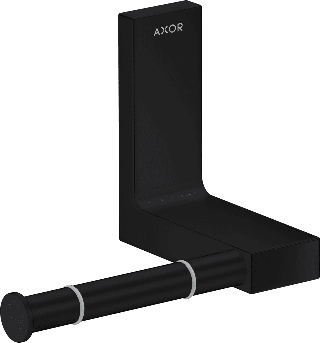 HANSGROHE AXOR Universal Rectangular Toilettenpapierhalter #42656670 - Mattschwarz