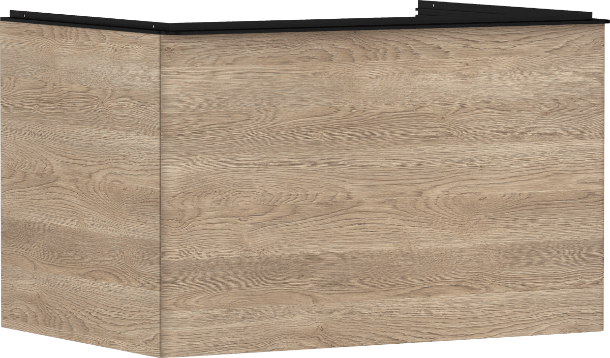 Obrázek HANSGROHE Xelu Q skříňka pod zápustné umyvadlo na desku přírodní dub 780/550 s 1 zásuvkou, pro laminátové desky #54056670 - přírodní dub
