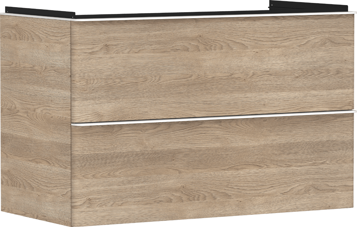 HANSGROHE Xelu Q Waschtischunterschrank Eiche Natur 980/475 mit 2 Schubkästen für Waschtisch #54033700 - Eiche Natur