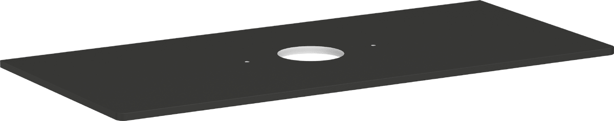 εικόνα του HANSGROHE Xelu Q Console 1180/550 with cutout in the middle for bowl without tap hole #54115910 - Diamond Matt Grey
