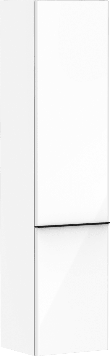 εικόνα του HANSGROHE Xelu Q Tall cabinet High Gloss White 400/350, door hinge left #54135670 - High Gloss White