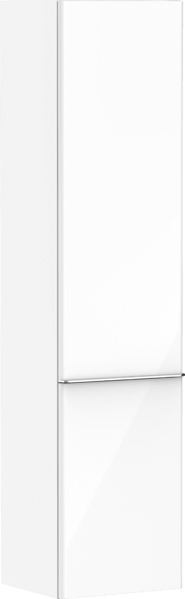 Picture of HANSGROHE Xelu Q Tall cabinet High Gloss White 400/350, door hinge left #54135000 - High Gloss White