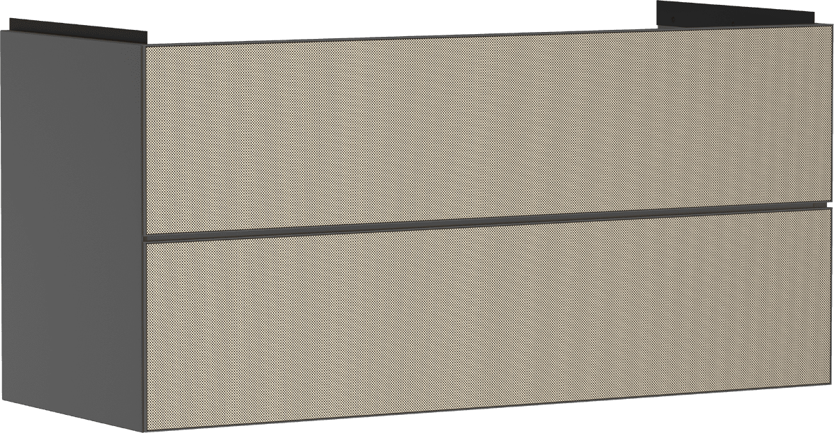 HANSGROHE Xevolos E Waschtischunterschrank Schiefergrau Matt 1180/475 mit 2 Schubkästen für Waschtisch #54186390 - Schiefergrau Matt