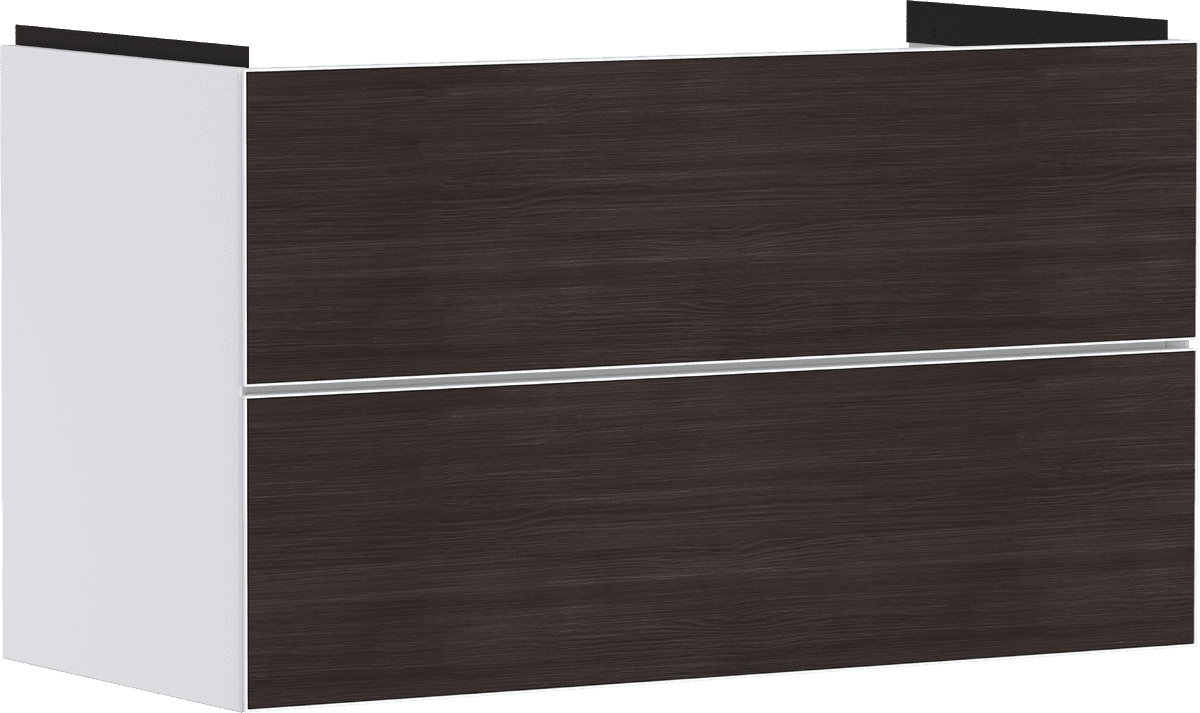 HANSGROHE Xevolos E Waschtischunterschrank Mattweiß 980/475 mit 2 Schubkästen für Waschtisch #54181730 - Mattweiß