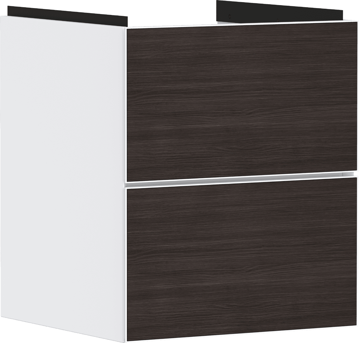 HANSGROHE Xevolos E Waschtischunterschrank Mattweiß 480/475 mit 2 Schubkästen für Handwaschbecken #54172730 - Mattweiß