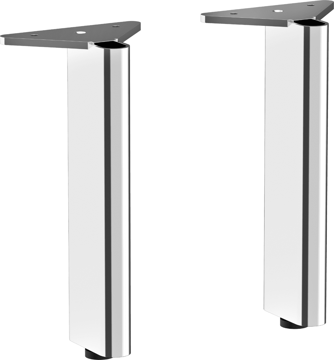HANSGROHE Xelu Q Möbelfüße 175/60, 2 Stück #54145000 - Chrom