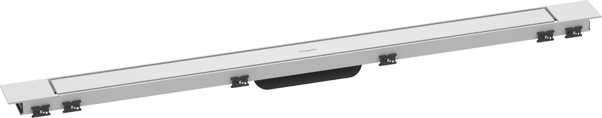 HANSGROHE RainDrain Match Plus Fertigset Duschrinne 1000 mit höhenverstellbarem Rahmen #56217700 - Mattweiß