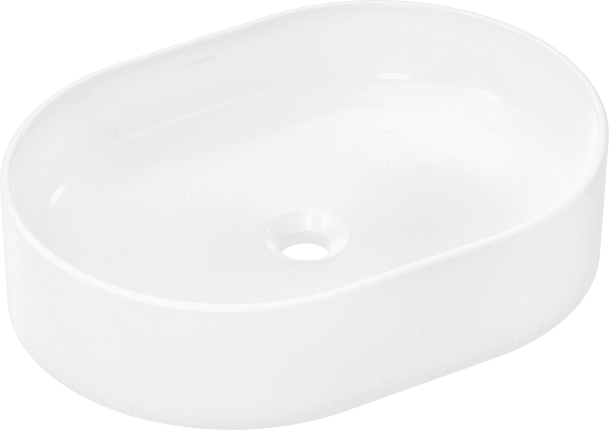 HANSGROHE Xuniva U Aufsatzwaschtisch 550/400 ohne Hahnloch und Überlauf #60166450 - Weiß