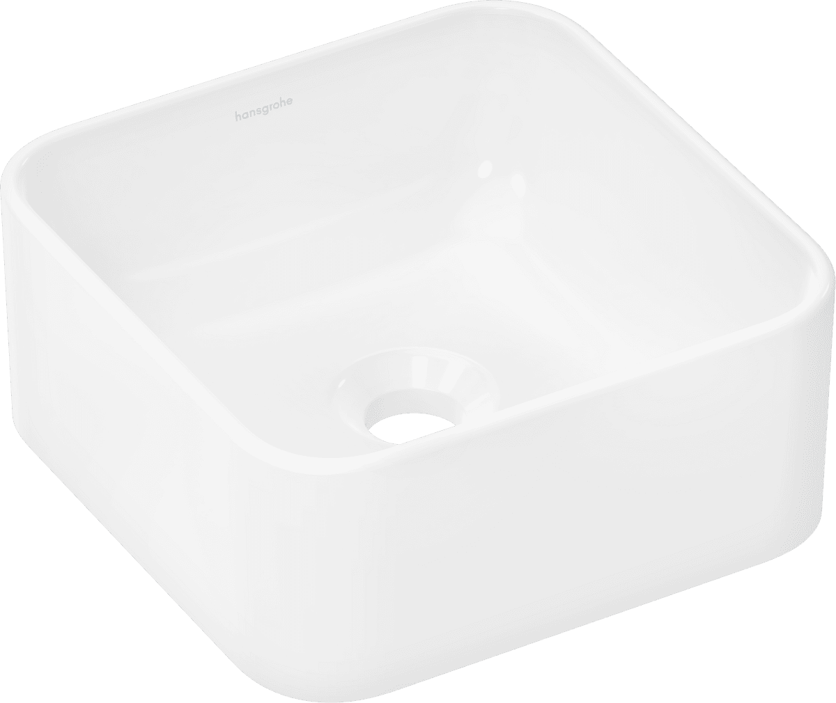 Зображення з  HANSGROHE Xuniva Q Wash bowl 300/300 without tap hole and overflow #60167450 - White