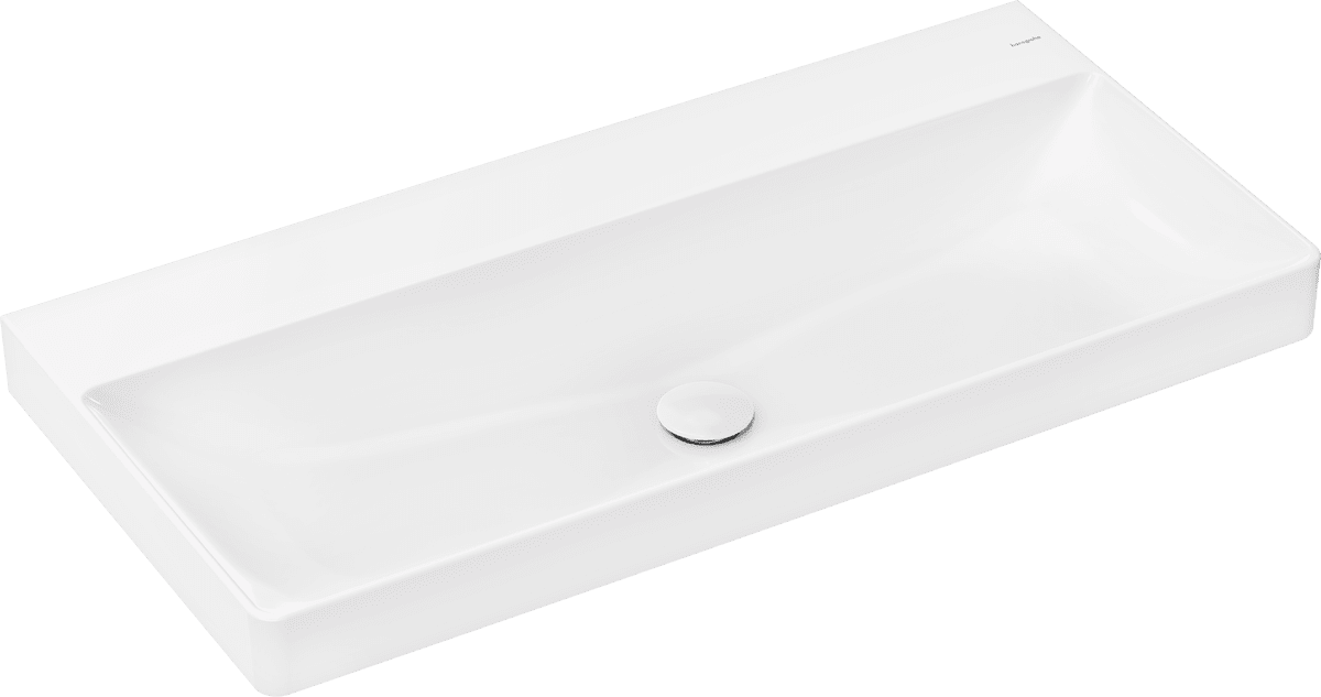 HANSGROHE Xelu Q Waschtisch 1000/480 ohne Hahnloch und Überlauf, SmartClean #61038450 - Weiß