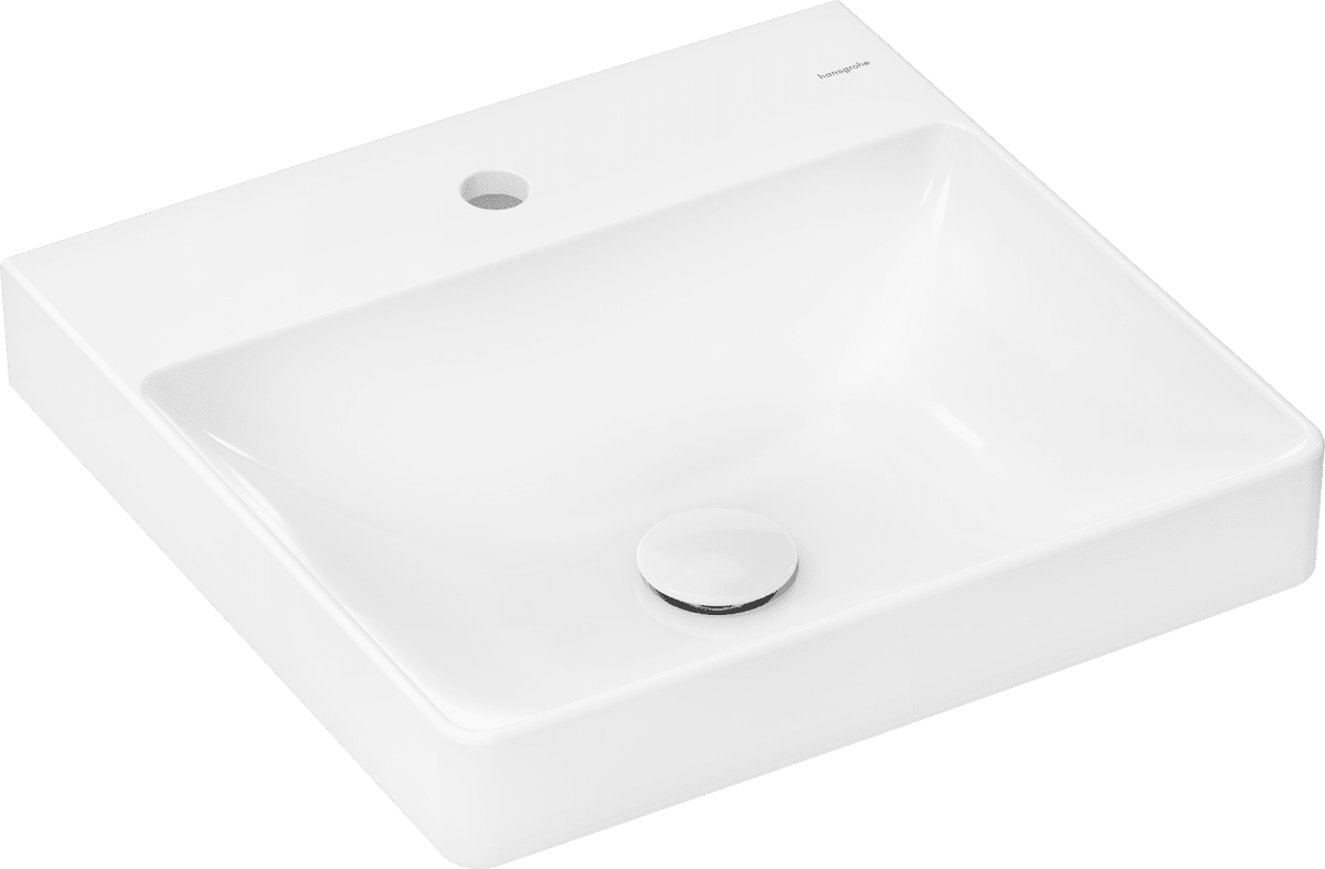 Picture of HANSGROHE Xelu Q Handrinse basin 500/480 with tap hole without overflow, SmartClean #61012450 - White