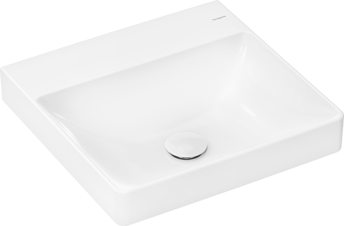 HANSGROHE Xelu Q Handwaschbecken 500/480 ohne Hahnloch und Überlauf, SmartClean #61013450 - Weiß