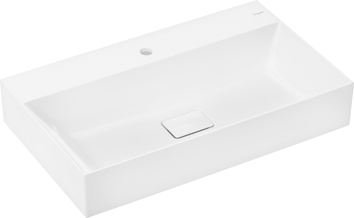 HANSGROHE Xevolos E Waschtisch 800/480 mit Hahnloch ohne Überlauf, SmartClean #61096450 - Weiß